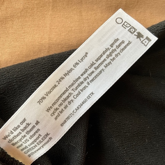 Eileen Fisher Knit Legging Black Sustainable Stretch Comfy Elevated Basic Eco XS - Picture 4 of 4